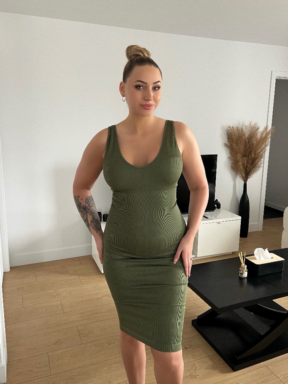 Shapewear Midi Dress